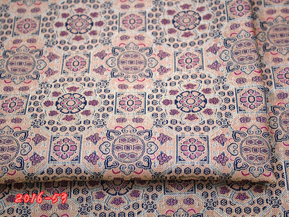 Tissu brocart Song : 55 po de large, rayonne, matériau d'inspiration chinoise
