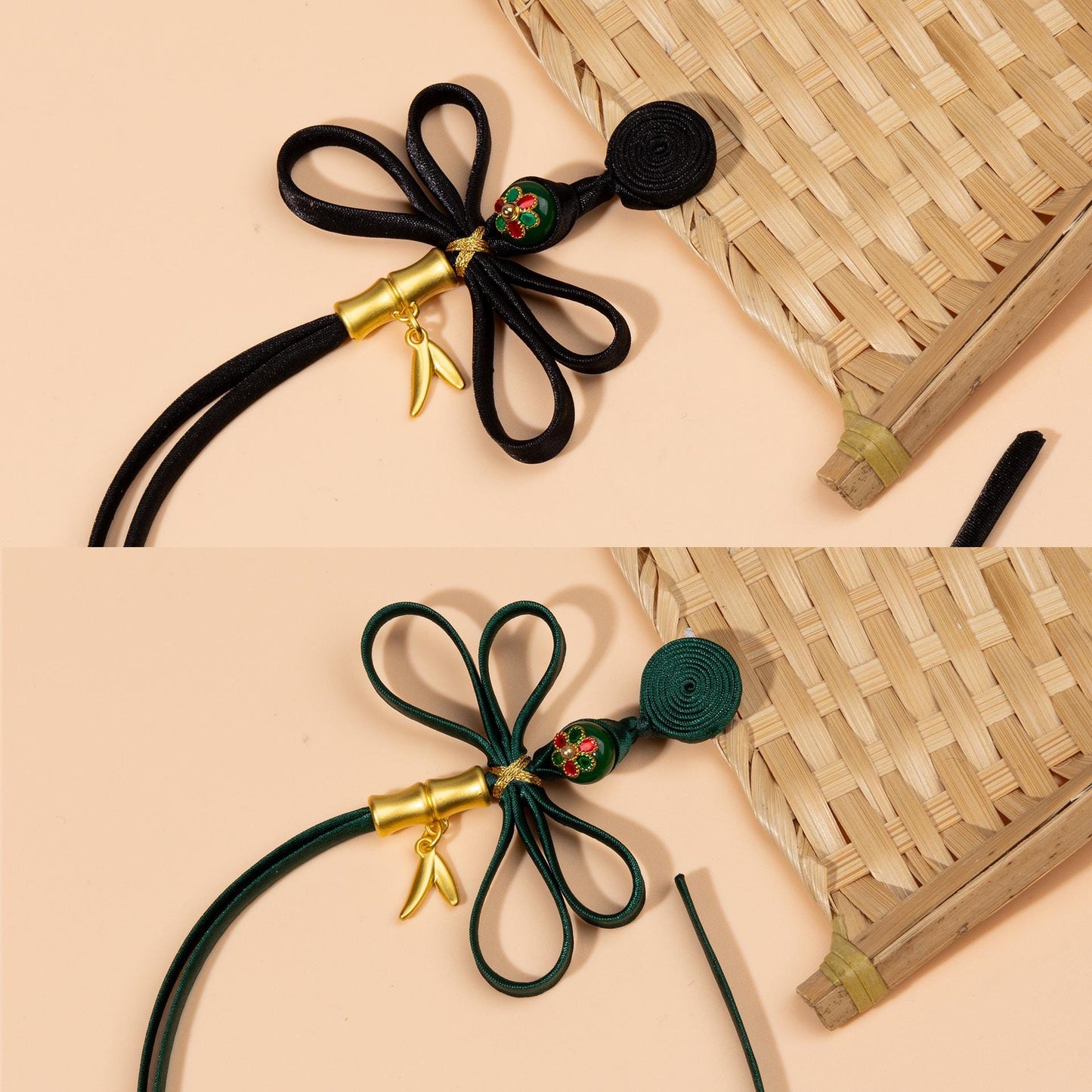 Handmade Chinese Knot Buttons: Satin Cheongsam Frog Closures