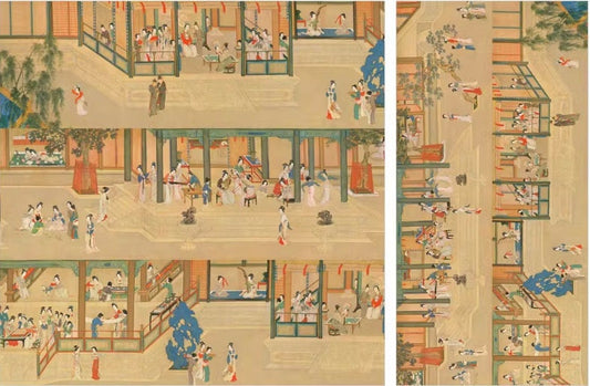 Tissu satiné pour la fête de Qingming : imprimé rétro, ameublement et couture