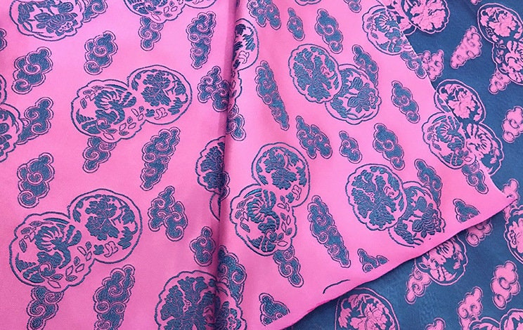 Cloud Brocade Jacquard Fabric: Costume Dress, Home Decor (29.5" Wide)