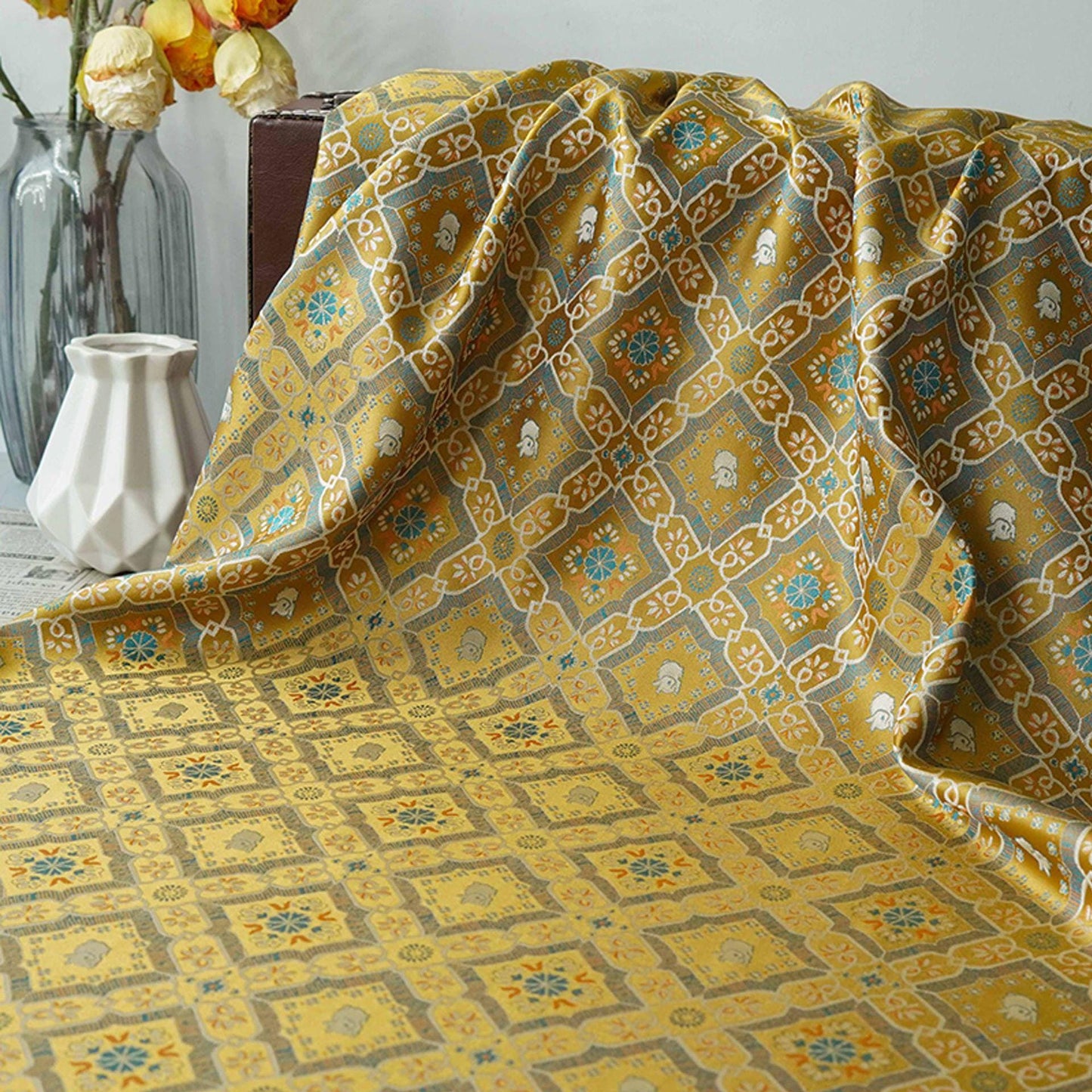 Chinese Style Brocade Fabric ��� Song Dynasty Inspir"W