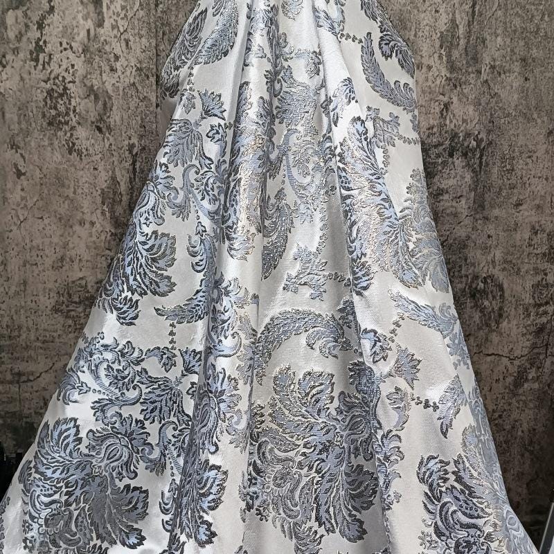 Palace Style Brocade Jacquard Fabric: 59"W Damask Material