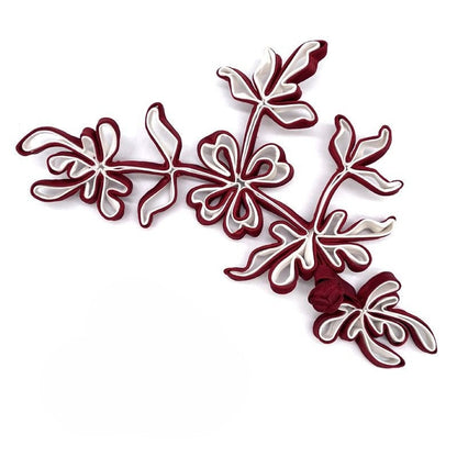 Handmade Satin Chinese Knot Buttons: Cheongsam Fasteners