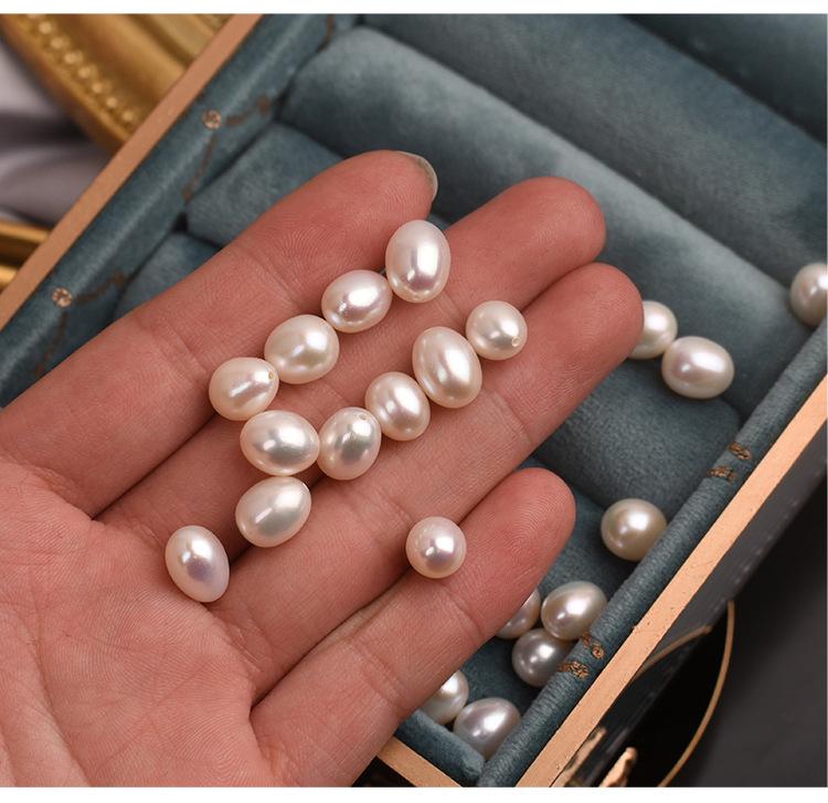 Perles de riz d'eau douce de 7,5 à 8 mm : bijoux DIY à haute brillance