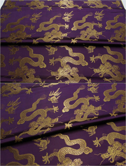 Silk Dragon Brocade Fabric: Cheongsam Sewing Material