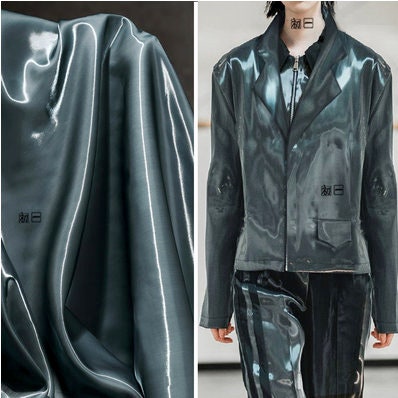 Water-Shine Metallic Luster Fabric: 57" Wide Mercerized Cotton Blend