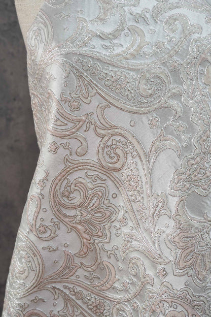 Tissu jacquard cachemire 3D en relief européen - Textile décoratif pour la décoration intérieure - Large
