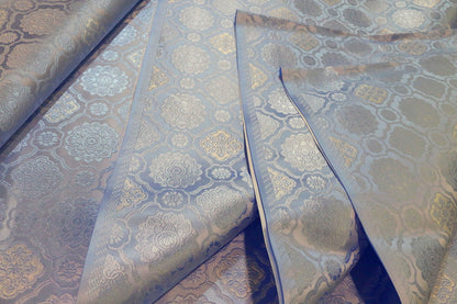 Brocade Rayon Fabric: Mongolian Tibetan Gown Sewing Material