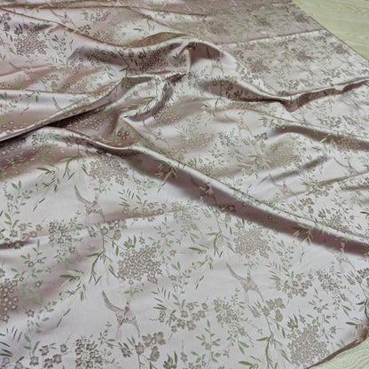 Tissu jacquard brocart Nightingale : style chinois pour la confection de vêtements et la décoration intérieure, largeur 150 cm