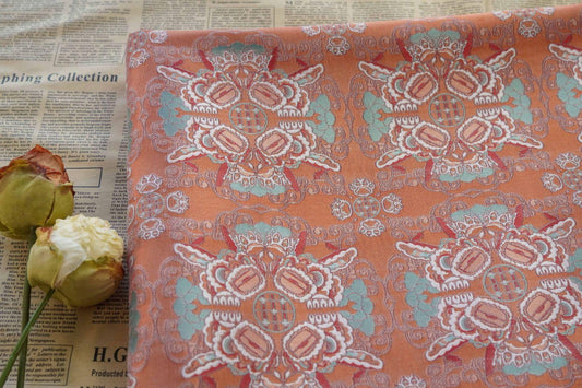 Two Lions Jacquard Fabric: 3D Texture Upholstery & Sewing, 65"W