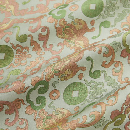 59"W Silk Brocade Fabric: Emperor Robe Cheongsam Material