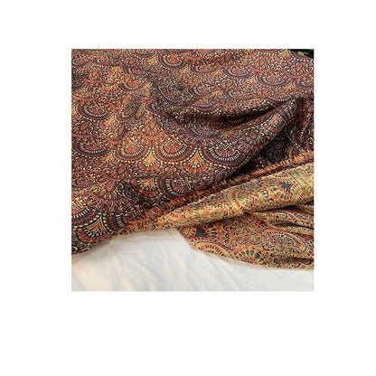 Paisley Jacquard Fabric: Ethnic Style Woven Upholstery, 57" Wide