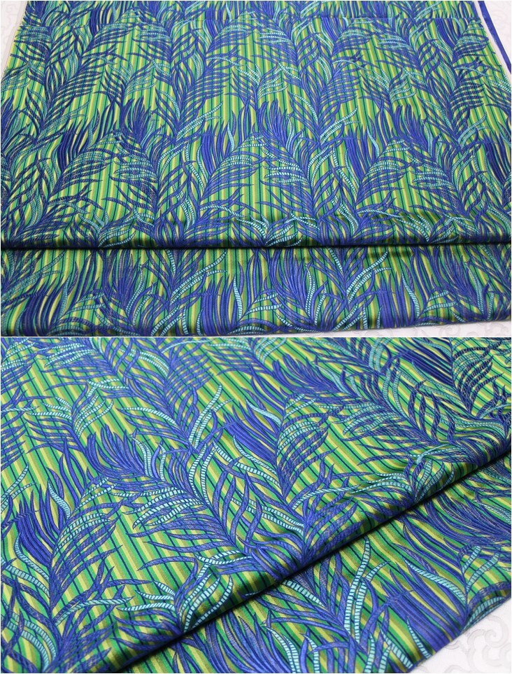 Cypripedium Brocade Fabric: Jacquard Cheongsam Qipao Cosplay Kimono Fabric