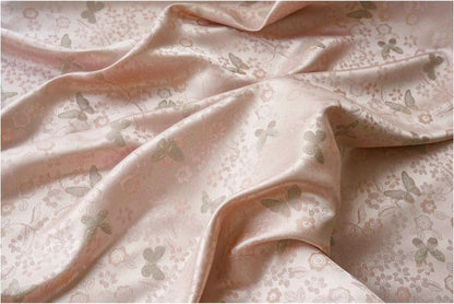 Gold Thread Jacquard Fabric: 3D Texture, 63" Wide, By The Meter