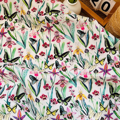 Hand Printed Cotton Sewing Fabric: Indian Quilting & Apparel