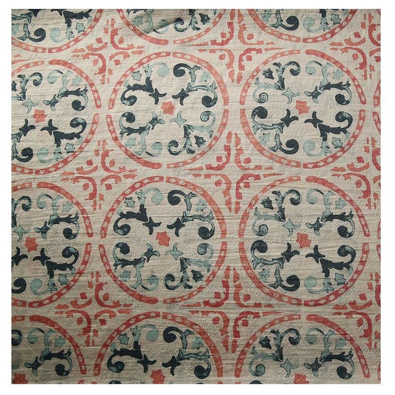 Tissu Tencel Ramie : Impression Dunhuang, Couture et Ameublement - Au mètre
