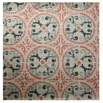 Tissu Tencel Ramie : Impression Dunhuang, Couture et Ameublement - Au mètre