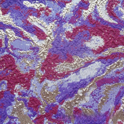 Tissu jacquard à motif ondulé : fil or et argent, tissu texturé pour robe (150 cm)