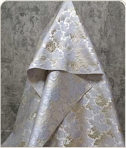 Tissu jacquard gaufré 3D, largeur 58 pouces