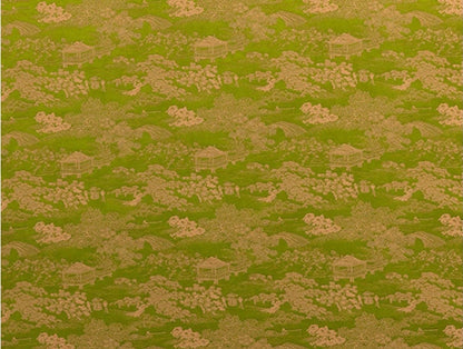 Ancient Chinese Jacquard Fabric: 59"W Rayon Upholstery Sewing Material