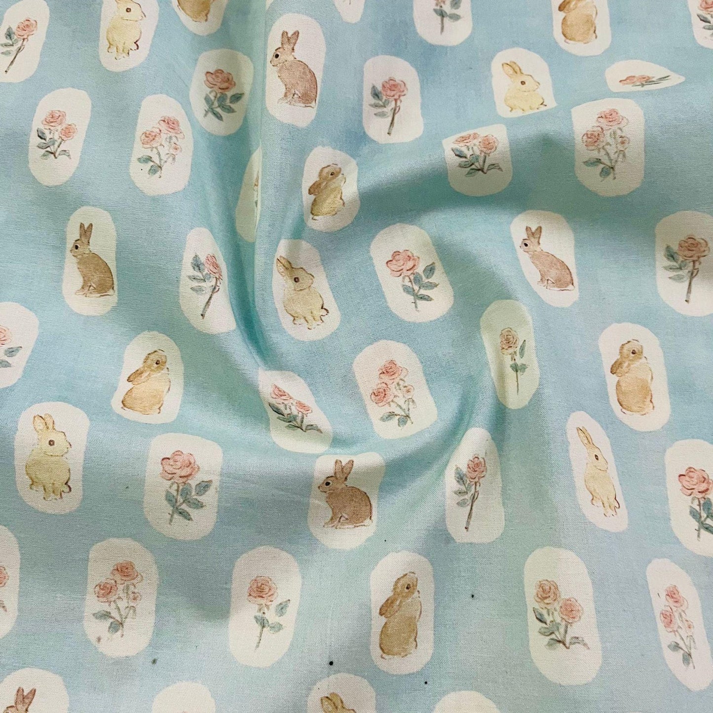 1960s Floral Cotton Fabric: Sewing, Quilting, Costume - 59"W