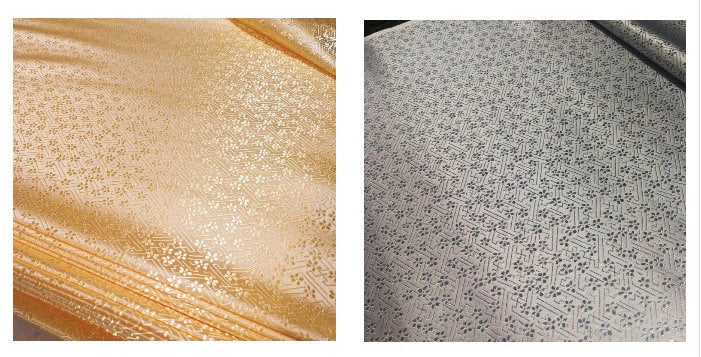 Gypsophila Brocade Fabric: Chinese Qipao Cheongsam Material (29.5" Wide)