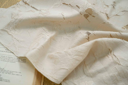 Flower Gauze Jacquard Fabric: Sheer Upholstery, Curtain Sewing Fabric (By Meter)