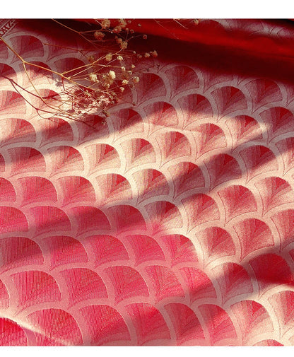 Leaf Brocade Silk Satin Fabric: Antique Cheongsam Hanfu Material
