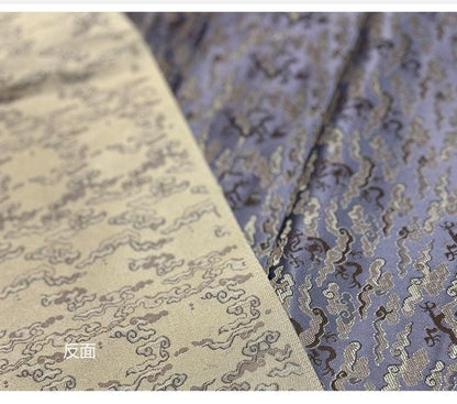 Chinese Brocade Fabric: Silk Blend, Cheongsam Qipao Material, 29.5" Wide