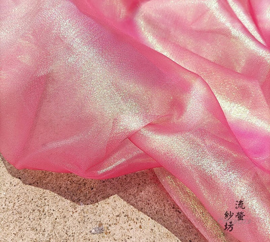 Tissu gaze étoilé à paillettes : fil indien coloré, 150 cm de large, décoration de mariage à faire soi-même