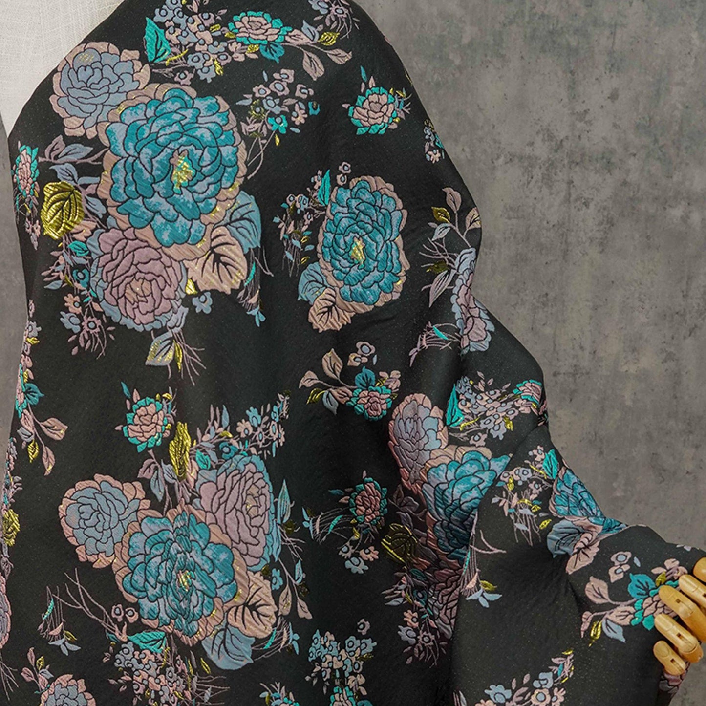 Brocade Jacquard Fabric: Retro Palace Style, Upholstery & Costume - By The Meter