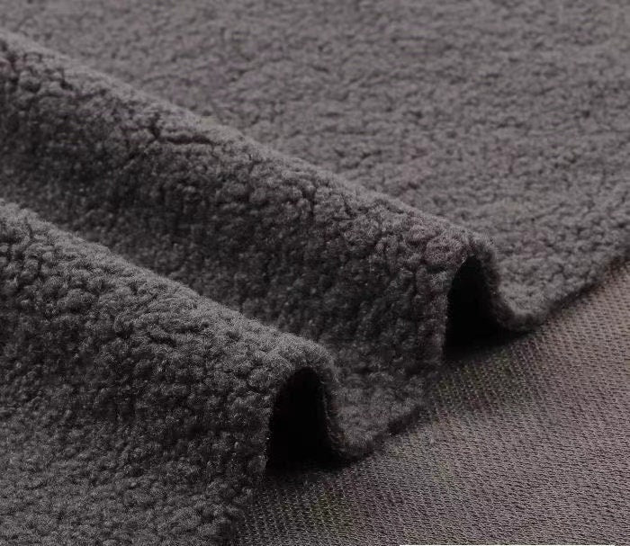 Fuzzy Coral Fleece Fabric: Soft Polyester Knit, 63" Wide - By The Meter