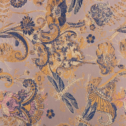 Embossed Palace Jacquard Fabric: 55"W Rayon Damask, Costume & Decor