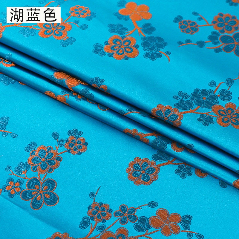 Floral Rayon Jacquard Brocade Fabric - 29.5" Wide