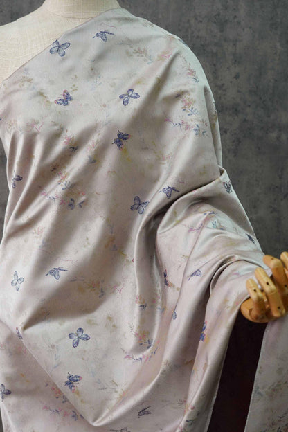 3D Butterfly Jacquard Fabric: 63"W Polyester Blend, Costume & Decor