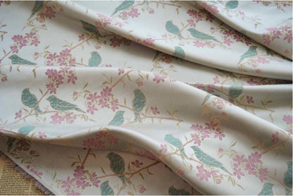 Mandarin Duck Jacquard Fabric: Chinese Style Upholstery, Costume, Drapery (59"W By 1 Meter)