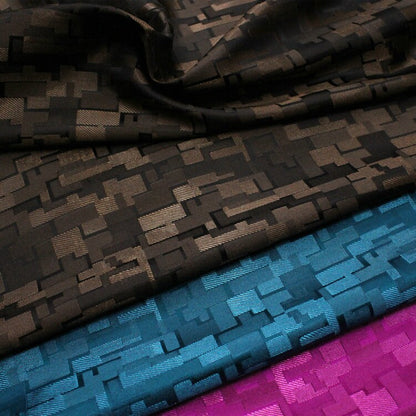 Handmade Silk Brocade Fabric: Fret Pattern Cheongsam Qipao Material