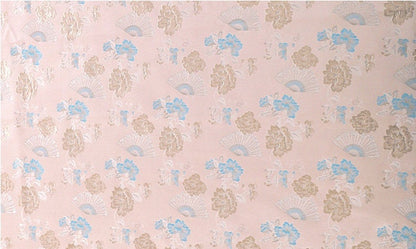 Floral Silk Brocade Fabric: 59"W Cheongsam Costume Material