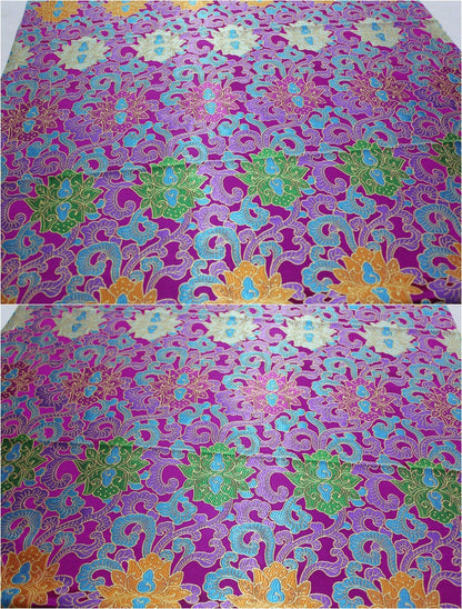 Lotus Brocade Fabric: Chinese Qipao Sewing & Upholstery (29.5" Wide)