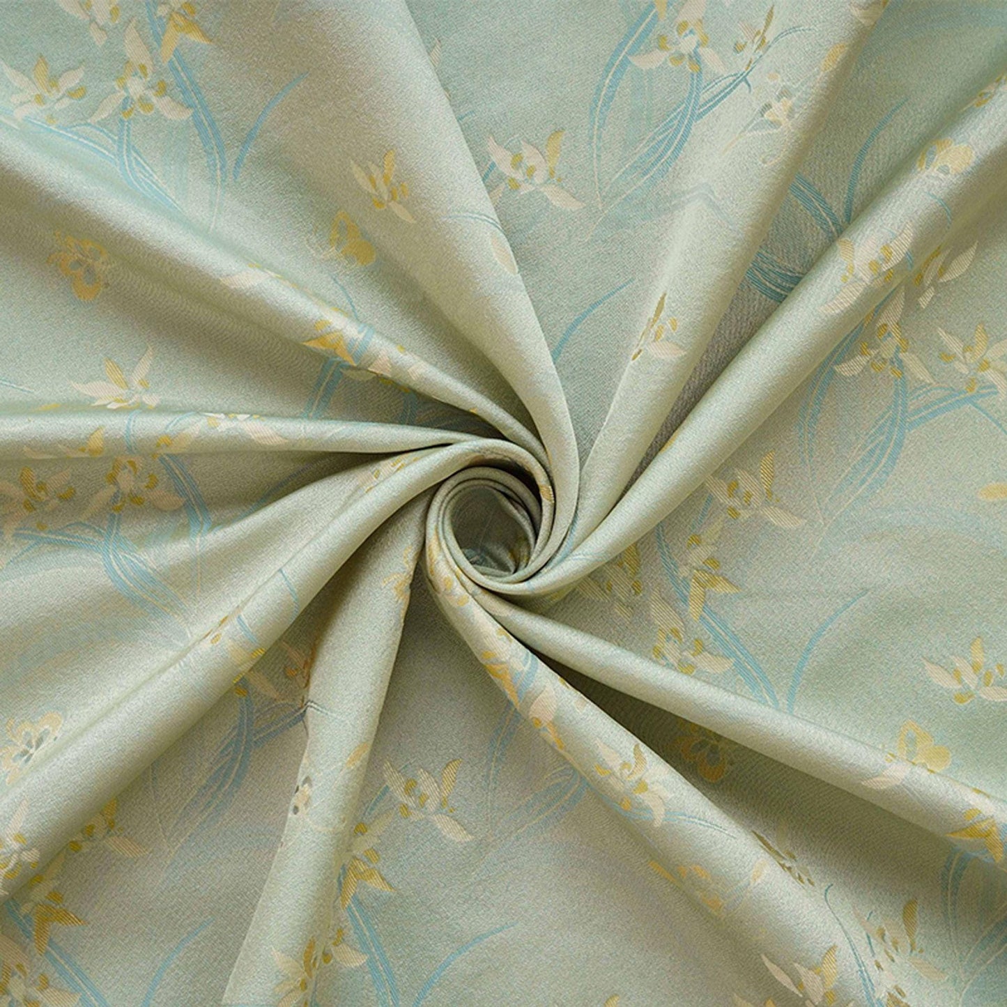 Floral Jacquard Woven Fabric: Reversible Embossed Upholstery, 59"W