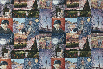 Van Gogh Jacquard Fabric: Thick Slub Upholstery & Drapery (59"W By 1 Meter)