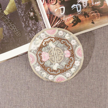 Organza Floral Embroidered Patch: Ethnic Style Clothing Decor