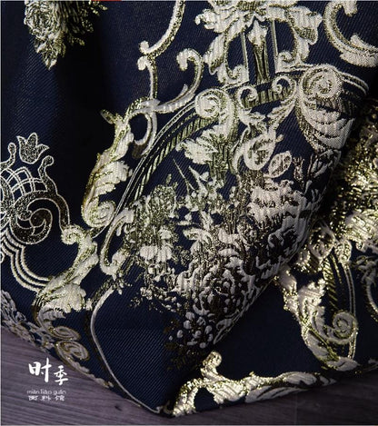 Retro Palace Jacquard Fabric: Damask Upholstery, Sewing & Bookbinding