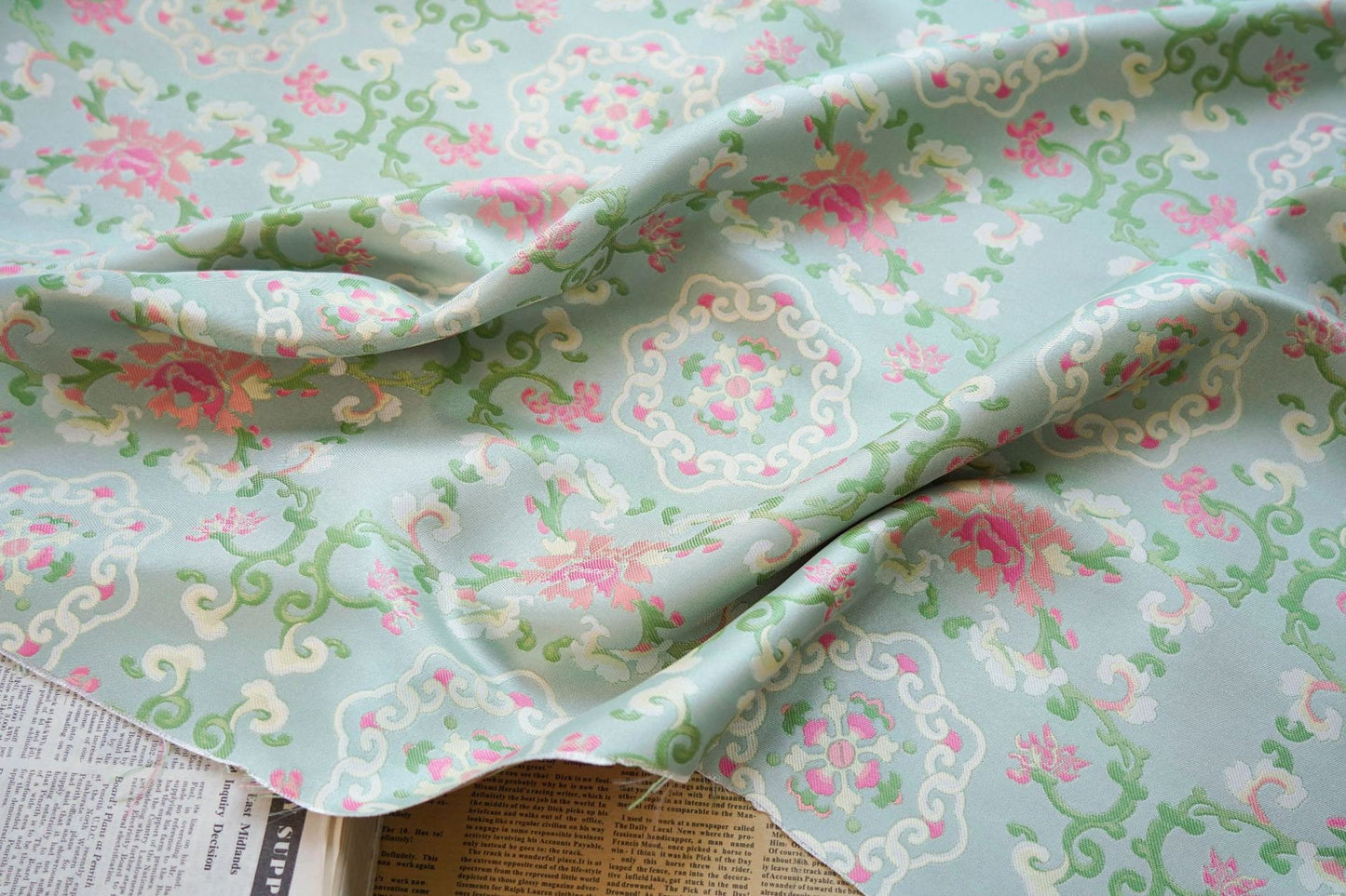 Dunhuang Baoxiang Brocade Fabric: Floral Upholstery, Costume, Drapery