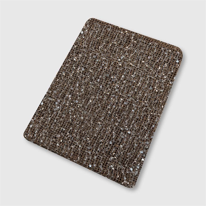 Crystal Sequin Mesh Fabric ��� Sparkling Embroidery Material, DIY Co