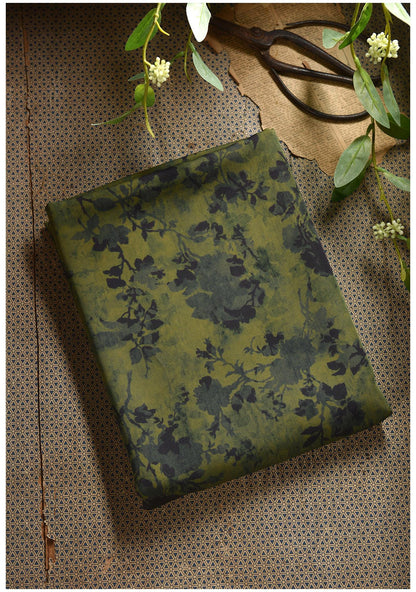 Imperial Green Cotton Sateen Fabric: 55" Wide, Drapery & Upholstery