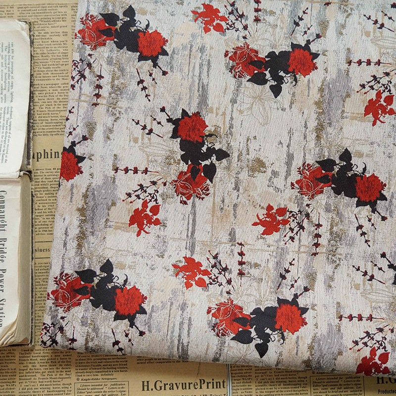 Floral 3D Jacquard Fabric: Bright Upholstery, Costume, Decor - 59" Wide