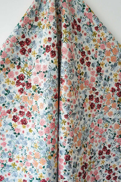 Flower Jacquard Fabric: Retro 3D Design, Upholstery & Sewing - 54" W