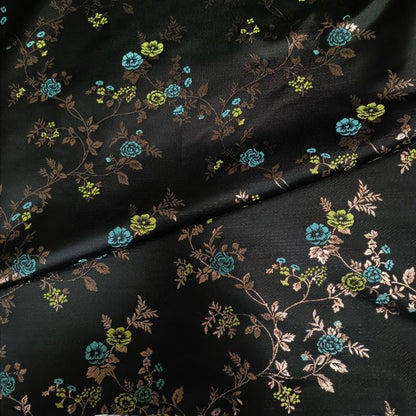 Silky Brocade Fabric: Chinese Cheongsam Costume Sewing Material