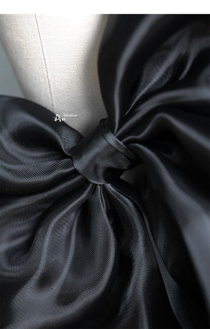 Organza Wedding Dress Sash: Big Bridal Bow